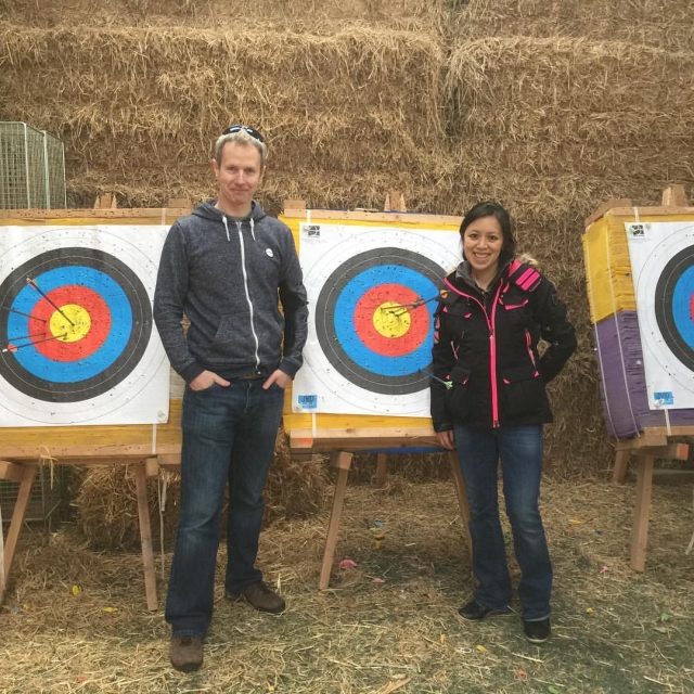 Pratique arco e flecha no Eden Leisure Village -9999- Tem que ir!