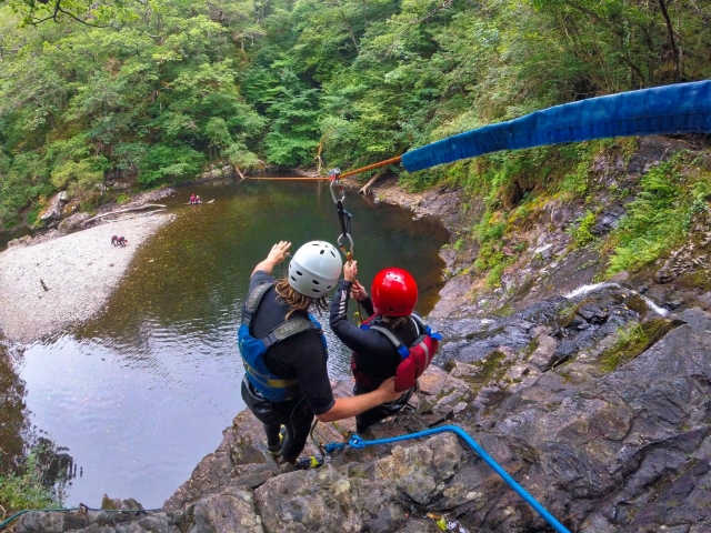  Canyoning em Gwynedd 
