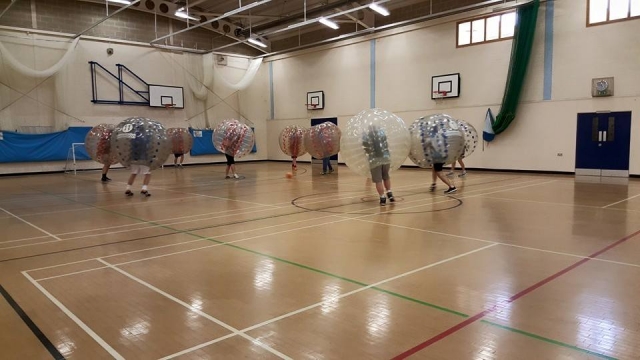 Indoor football also!