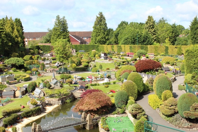 The huge but mini village at Bekonscot Model Village & Railway
