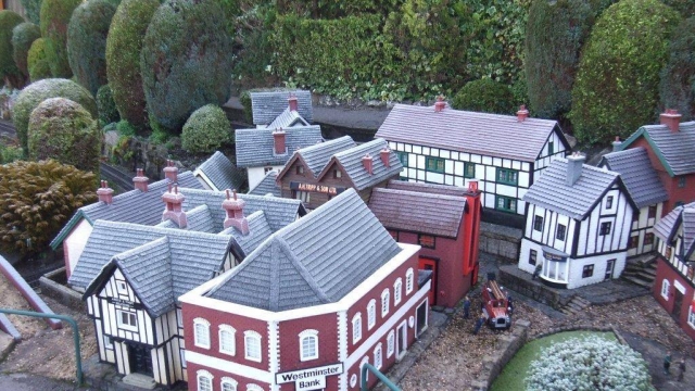 Part of the kept houses at Bekonscot Model Village & Railway