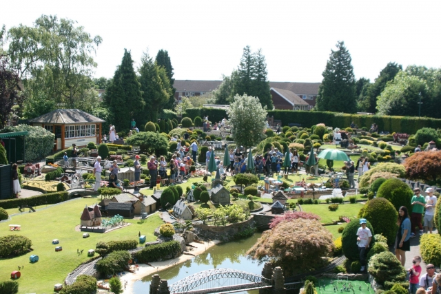 Busy day at Bekonscot Model Village & Railway