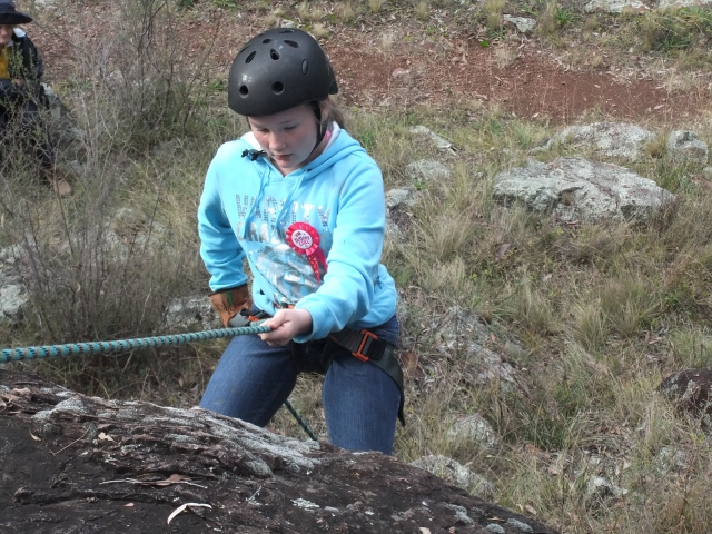 Outdoor climbing!