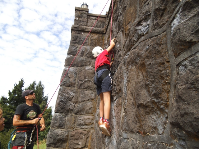  Abseciente y escalada 