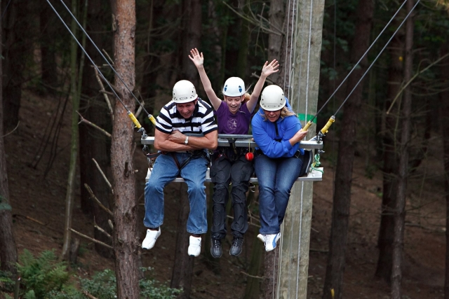  Cordas altas no Hilltop Outdoor Center! 