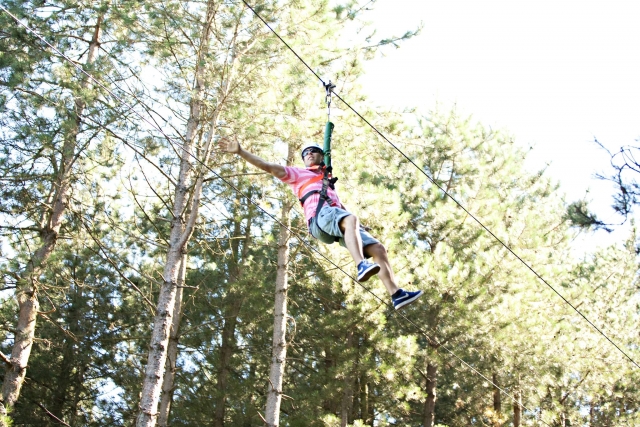  Cordas altas no Hilltop Outdoor Center! 