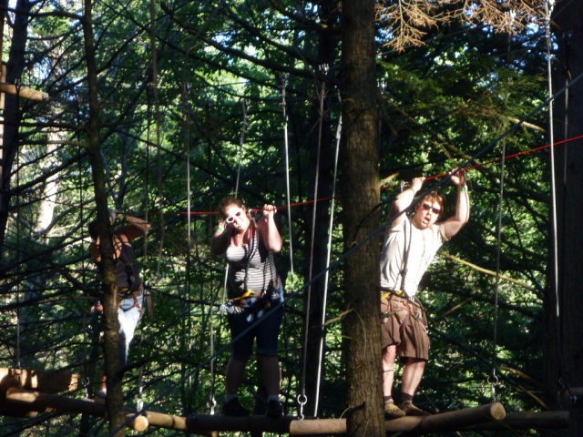 Outdoor high ropes