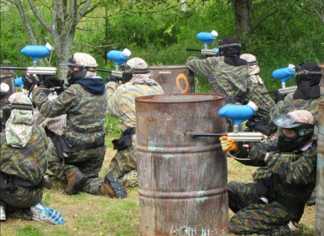 Teamspaß in unserem Paintballfeld Splash White Water Rafting