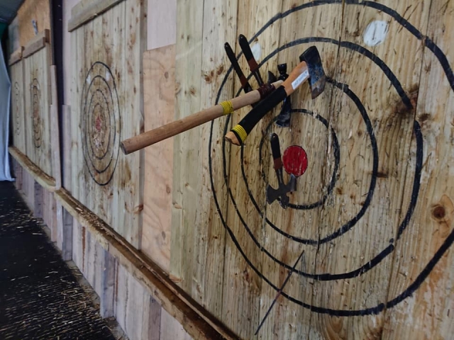 Axe throwing