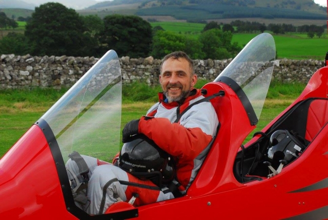 Twin gyroplane ride