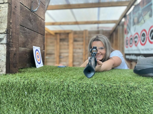 准备射击一些粘土鸽!