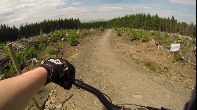 与朋友骑自行车