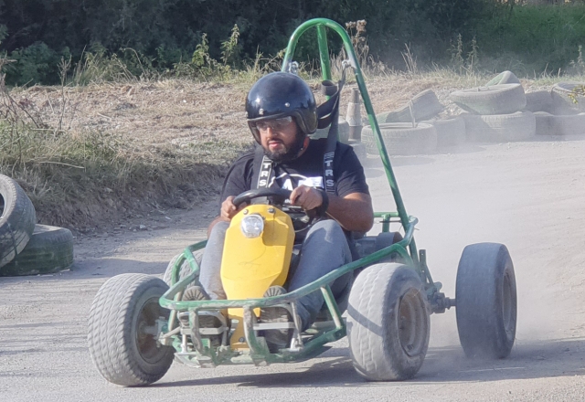Drive a kart with us