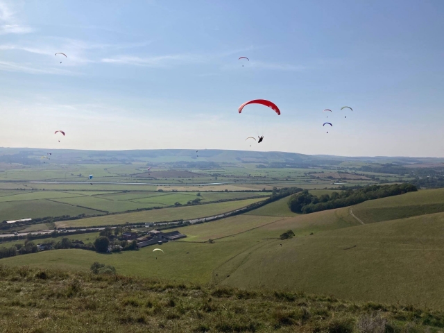  Fliegen über East Sussex 