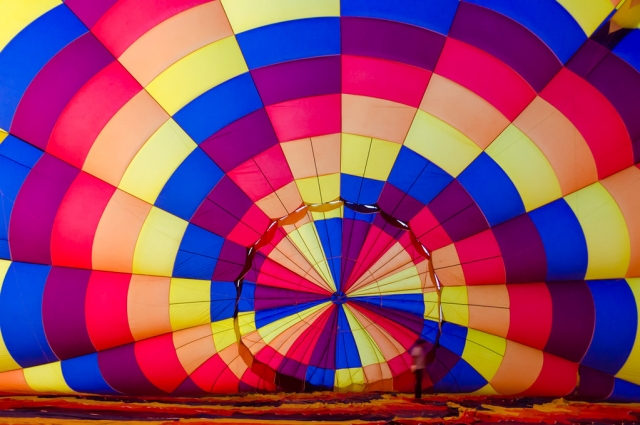 Details of a balloon, so full of colors