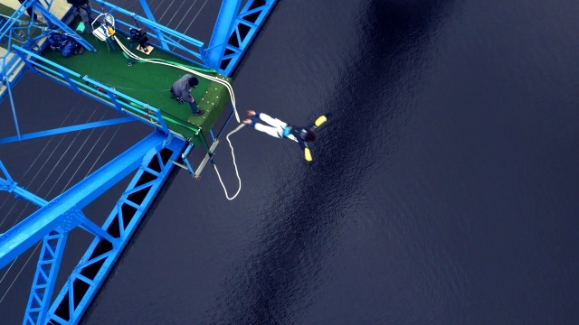 Jump over the water