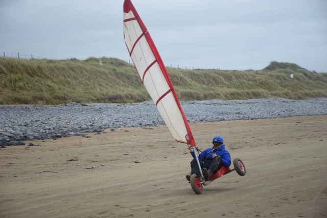 Having a thrilling adventure