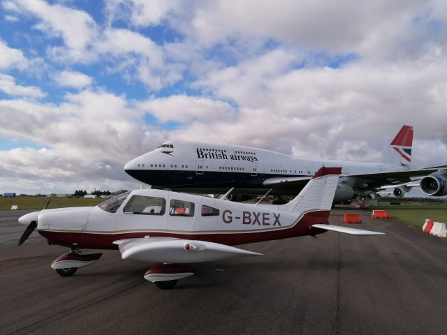 Fly an aeroplane