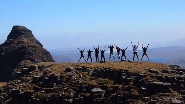conquista o cume das terras altas escocesas