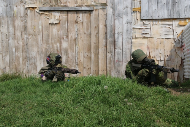Waiting for the enemies