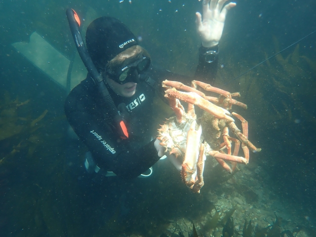 Exploring underwater