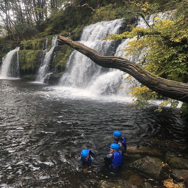 Exploring the waterfalls