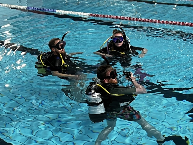 Pool Scuba Diving Fun