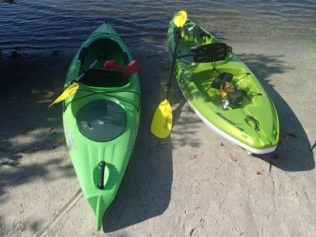 Grab a kayak and paddle