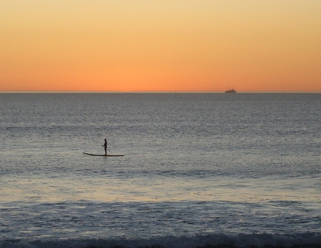 Exploring with a paddle session