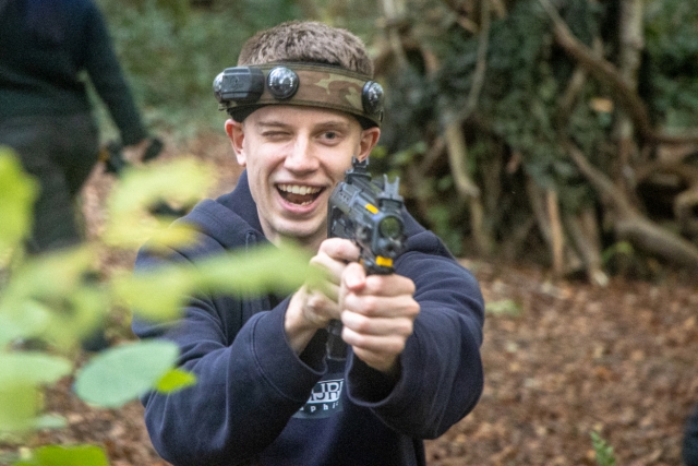 Fun laser tag experience