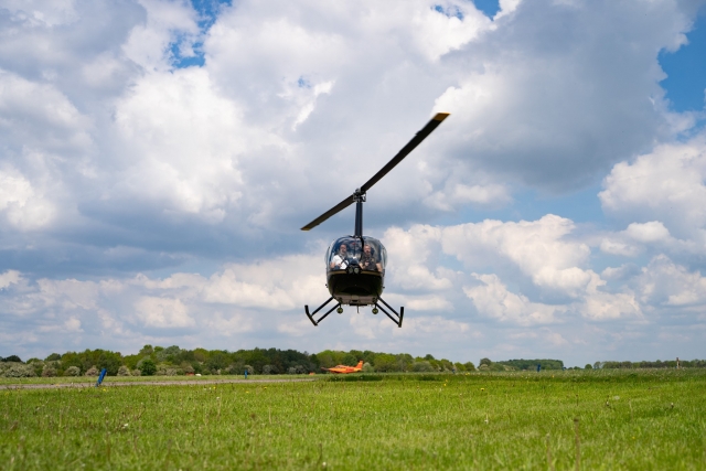 Enjoy a helicopter flight