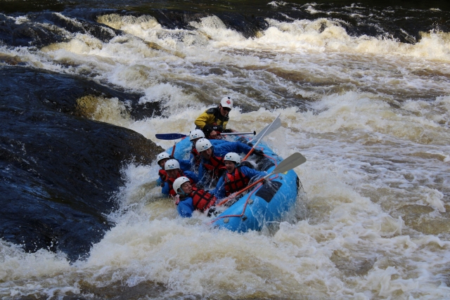  Rafting-Abenteuer in Schottland 
