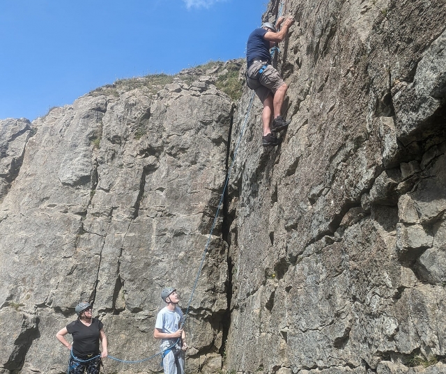 Exciting climbing experience