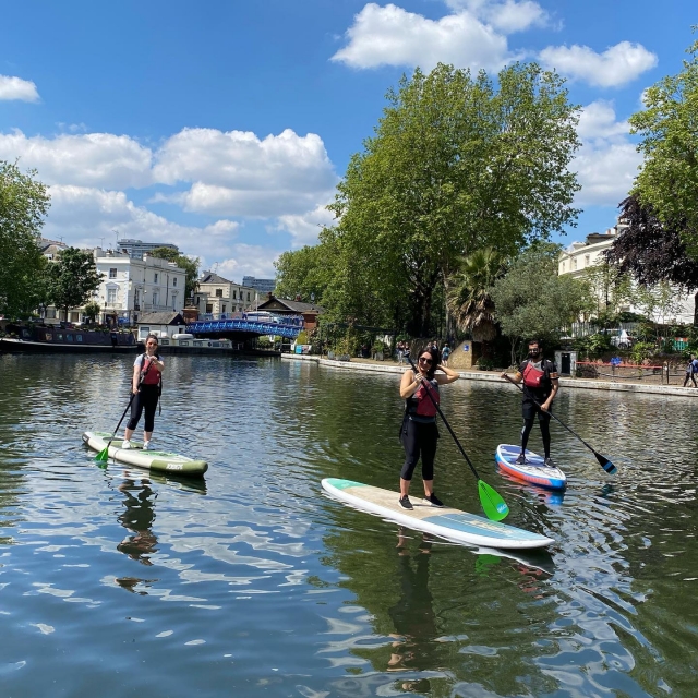  Paddle alrededor del área 