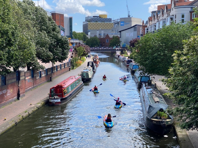 Fun Kayaking Tour -9999- caiaque no canal de Birmingham 