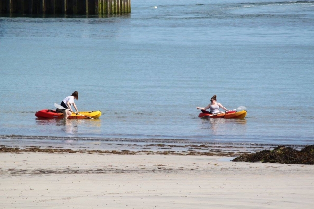 Launching from the beach