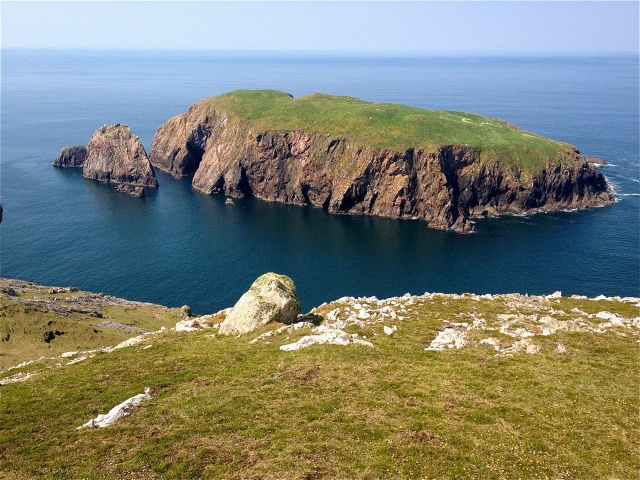 An t-Oileán Glas from the cliffs