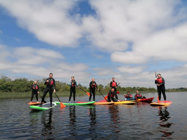 Profitez de la vue en pagayant