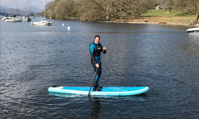 Paddling at Fell Foot