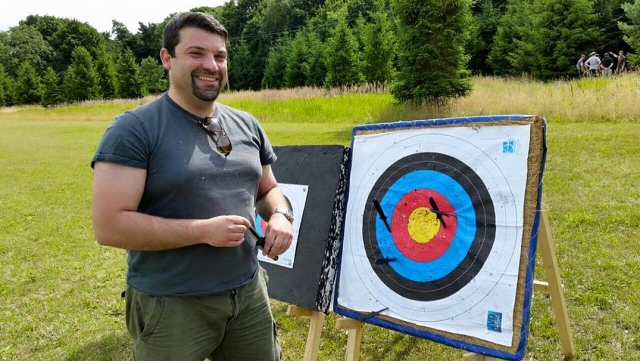  Viel Spaß beim Axtwerfen