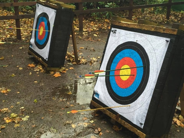 Archery session in Scotland