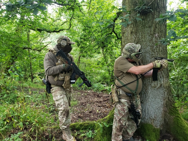 Zones de combat dans les bois 
