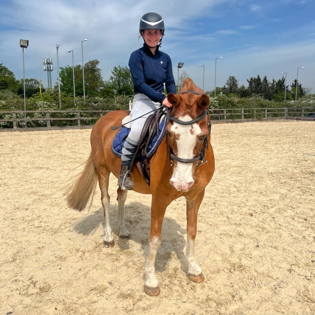  Un de nos chevaux privés revient cours d'équitation 