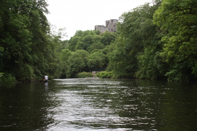  Château de Cilgeran depuis Canoe 