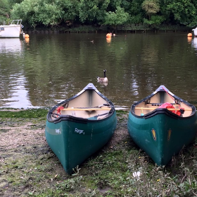 Couple of canoes