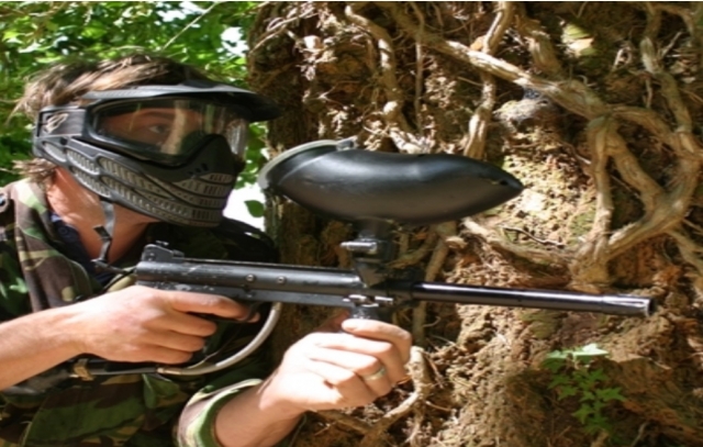  Verstecken im Paintball-Spiel 