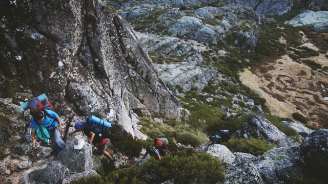  Viste dell'arrampicata su roccia