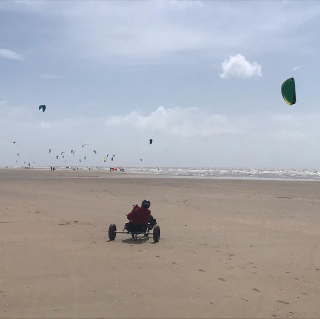 Visite du kite buggy 