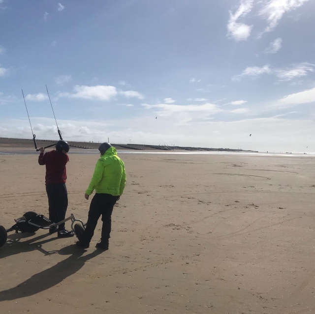  kite buggy à Camber 