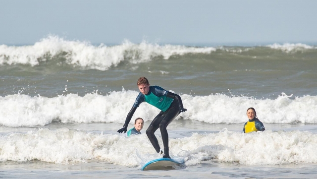 Riding some waves
